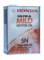 Моторное масло HONDA ULTRA MILD SN 10W30  
